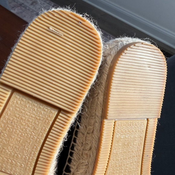 Johnny Was Isaac Embroidered Peacock Espadrille Shoes Black Floral Spain 41 - Picture 4 of 7